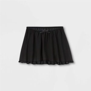 Girls' Dance Activewear Skirt - Cat & Jack Black XL: Lightweight Mid Rise skirt